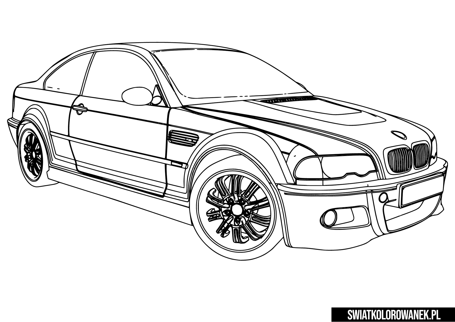 BMW kolorowanki